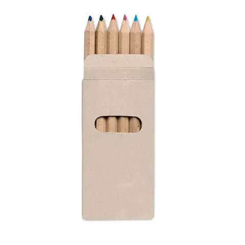 Set de creioane colorate ABIGAIL — culoarea Multicolor, față