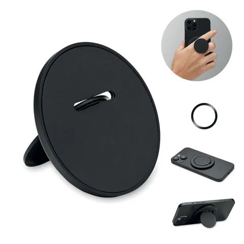 Suport pentru telefon ABLE — culoarea Negru, față