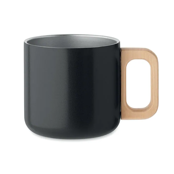 Cană ACERO — culoarea Negru, față