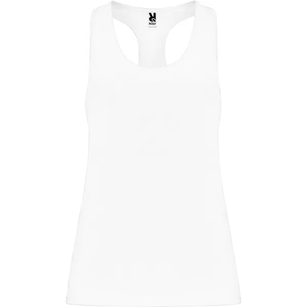 Tricou tehnic damă Aida — culoarea Alb, imagine produs