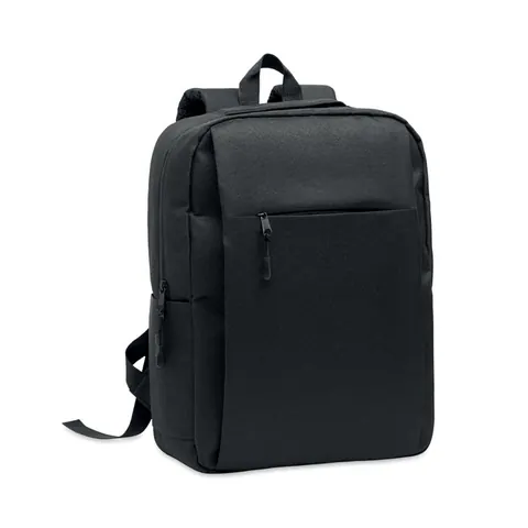 Rucsac subțire laptop AKRAOS — culoarea Negru, față