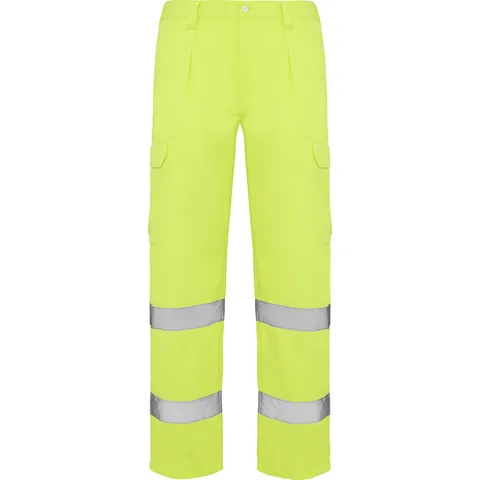 Pantaloni reflectorizanți bărbați Alfa — culoarea Galben fluor, imagine produs