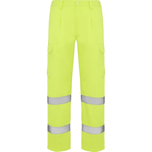 Pantaloni reflectorizanți bărbați Alfa — culoarea Galben fluor, imagine produs