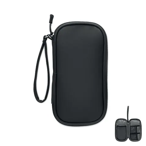 Trusă de toaletă ALLTHERE — culoarea Negru, față