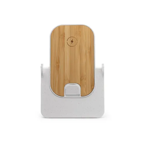 Încărcător wireless Alok — culoarea Alb, imagine produs
