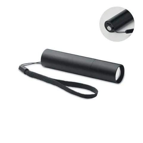 Lanternă ALUMINATE — culoarea Negru, față
