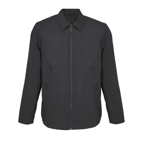 Jachetă de vânt ANTON — culoarea Negru intens, față