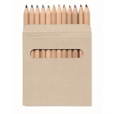 Set de creioane colorate ARCOLOR — culoarea Maro, față