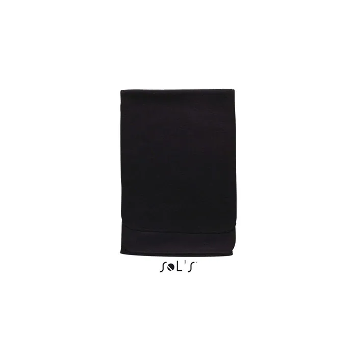 Fular unisex ARCTIC — culoarea Negru, față