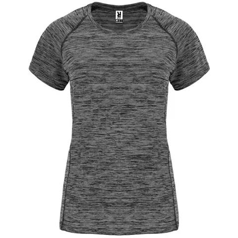 Tricou sport damă Austin — culoarea Negru melanj, imagine produs