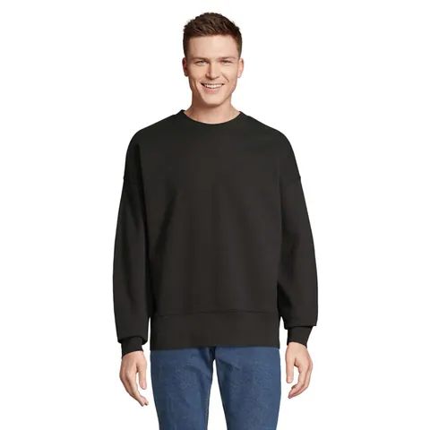 Hanorac unisex AUTHENTIC — culoarea Negru, față