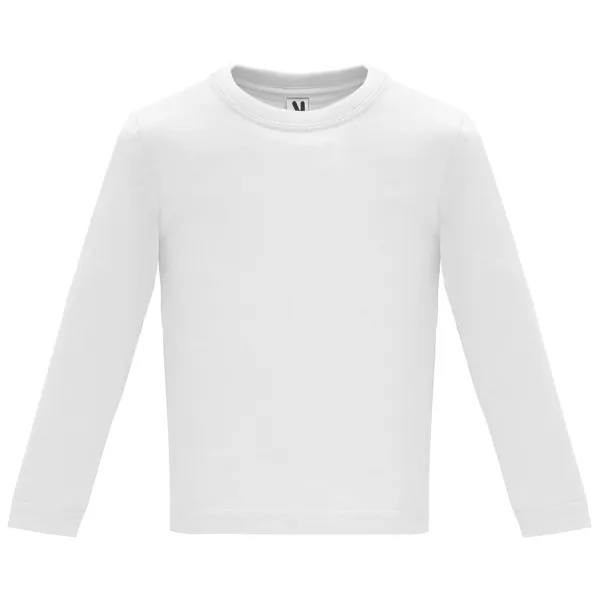 Tricou cu mânecă lungă copii Baby — culoarea Alb, imagine produs