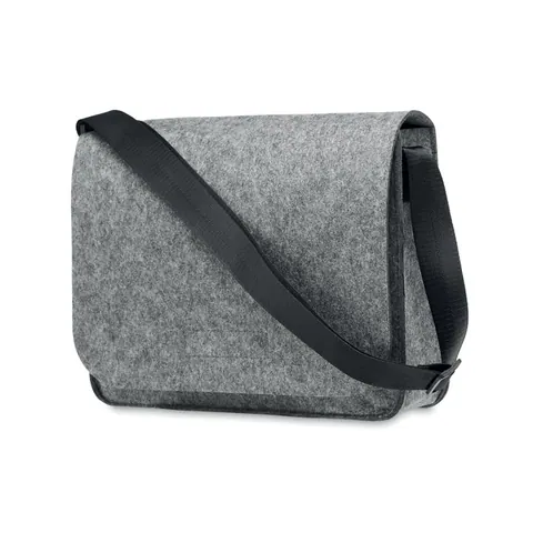 Geantă pentru laptop BAGLO — culoarea Gri, față