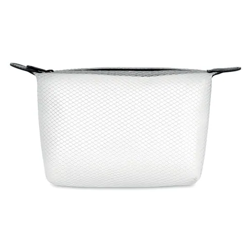Geantă toaletă BALI BAG — culoarea Alb transparent, față