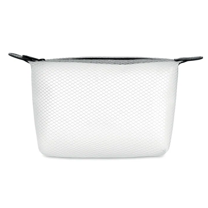 Geantă toaletă BALI BAG — culoarea Alb transparent, față