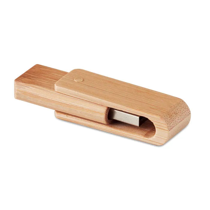 Stick USB — culoarea Lemn, față