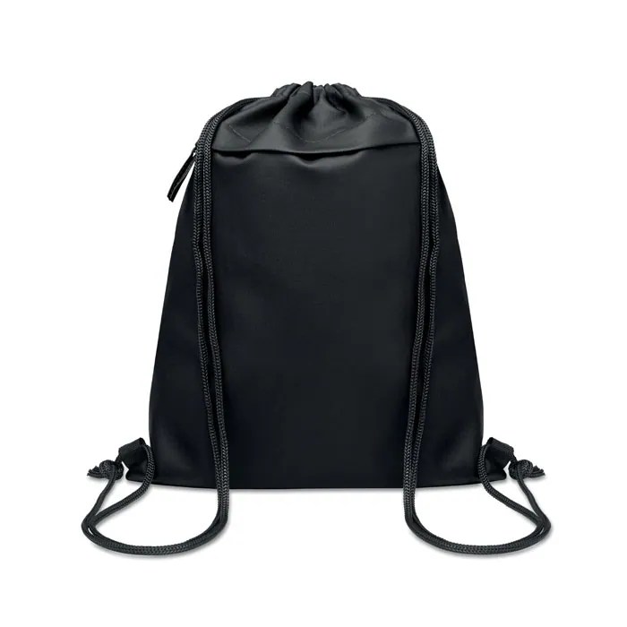 Rucsac cu șnur BANGKOK BAG — culoarea Negru, față