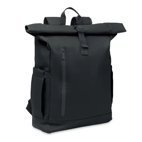 Rucsac BANGKOK ROLL — culoarea Negru, față