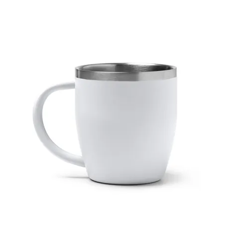 Cană termică Bany — culoarea Alb, imagine produs