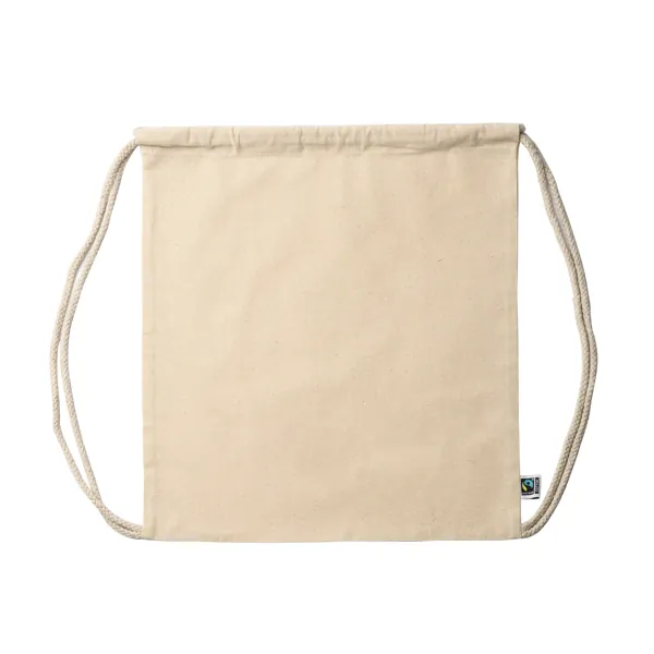 Rucsac cu șnur Barone — culoarea Natural, imagine produs