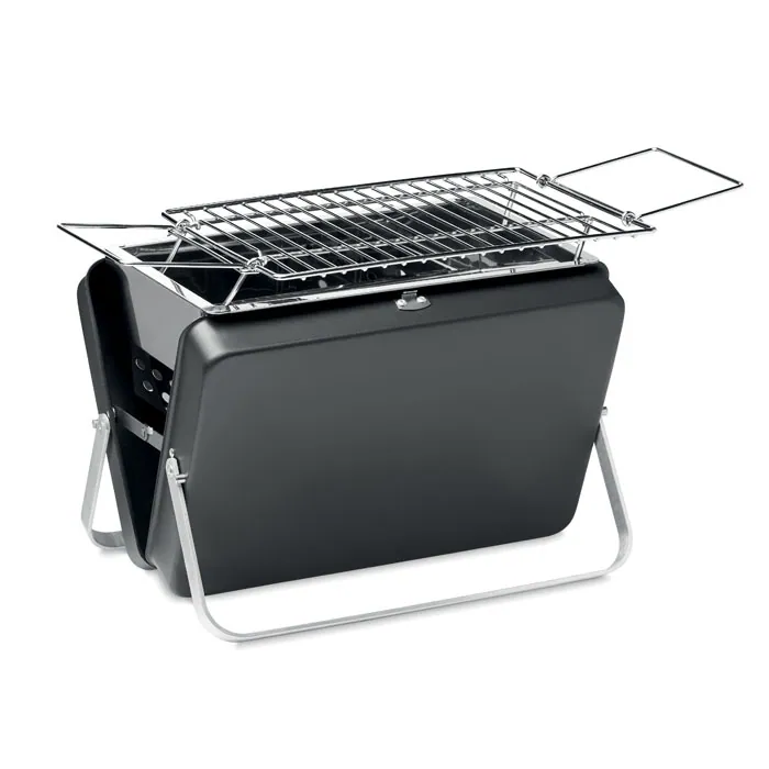 Grătar portabil BBQ TO GO — culoarea Negru, față