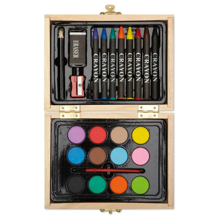Set de vopsele BEAU — culoarea Lemn, față