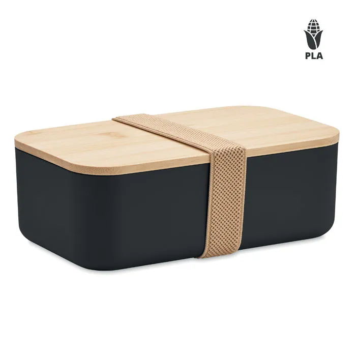 Cutie de prânz BEIBABOX — culoarea Negru, față
