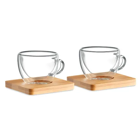 Accesoriu pentru ceai și cafea BELIZE — culoarea Transparent, față