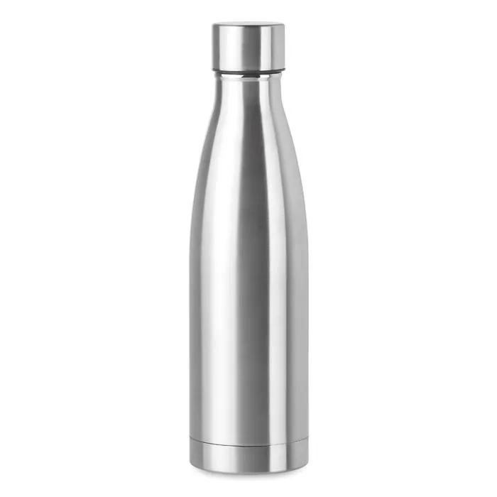 Sticlă termoizolantă BELO BOTTLE — culoarea Argint mat, față