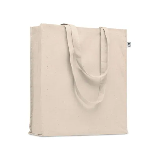 Geantă tote BENTE — culoarea Bej, față