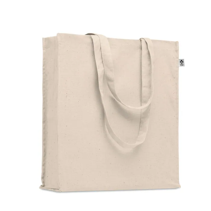 Geantă tote BENTE — culoarea Bej, față
