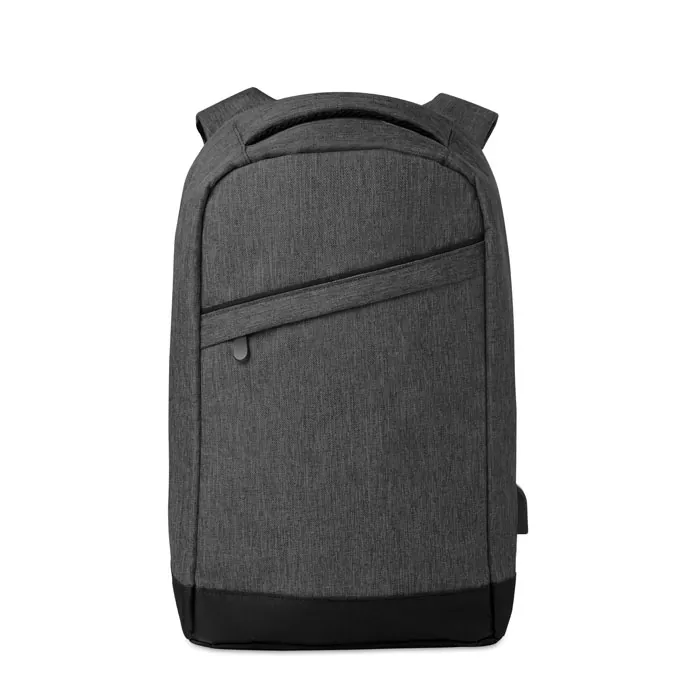 Rucsac BERLIN — culoarea Negru, față