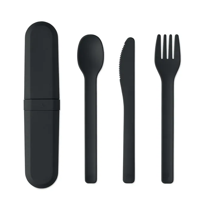 Set tacâmuri BITEFUL — culoarea Negru, față