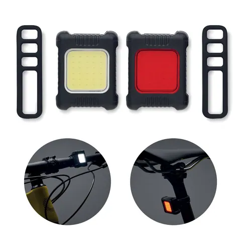 Accesoriu pentru biciclete BLIGHT — culoarea Negru, față