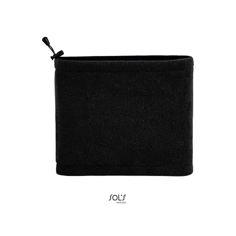 Fular unisex BLIZZARD — culoarea Negru, față