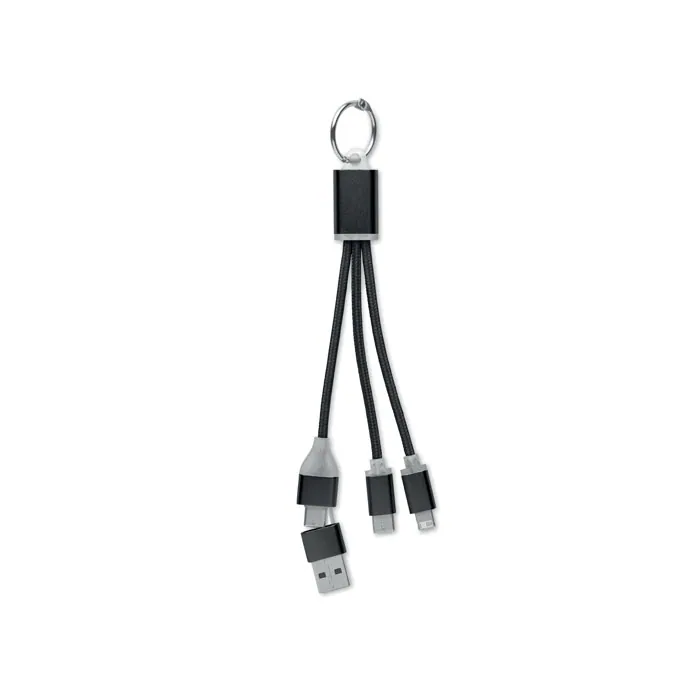 Cablu de încărcare BLUE — culoarea Negru, față
