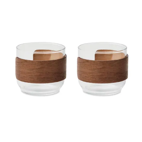 Pahar BOGOTA SET — culoarea Lemn, față