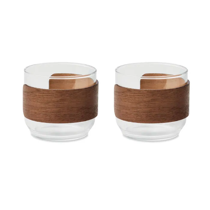 Pahar BOGOTA SET — culoarea Lemn, față