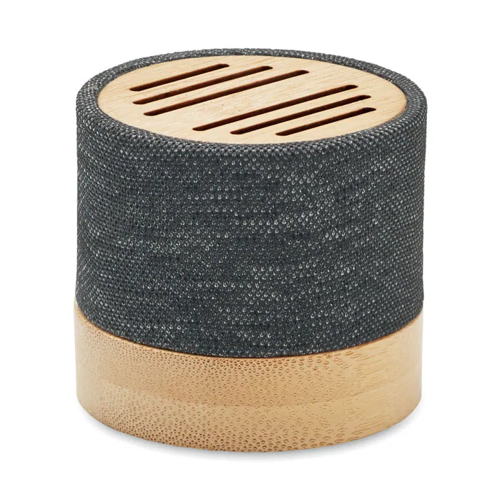 Boxă portabilă BOOL — culoarea Negru, față