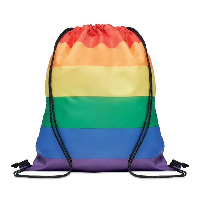 Rucsac cu șnur BOW — culoarea Multicolor, față