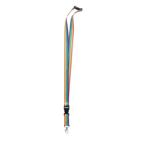 Lanyard BOWYARD — culoarea Multicolor, față