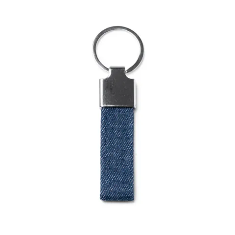 Breloc textil Brady — culoarea Denim melanj, imagine produs
