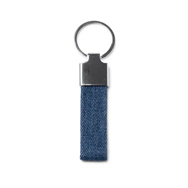 Breloc textil Brady — culoarea Denim melanj, imagine produs