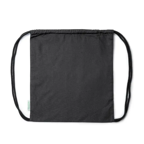 Rucsac cu șnur Brest — culoarea Negru, imagine produs