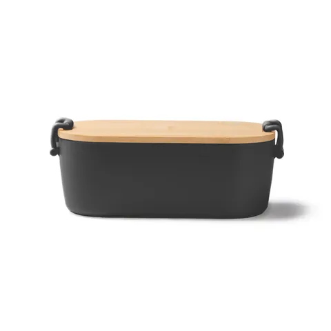Cutie de prânz Briox — culoarea Negru, imagine produs