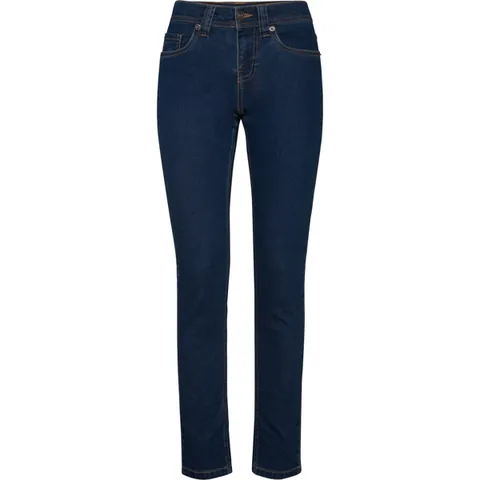 Pantaloni damă Brock — culoarea Albastru jeans, imagine produs