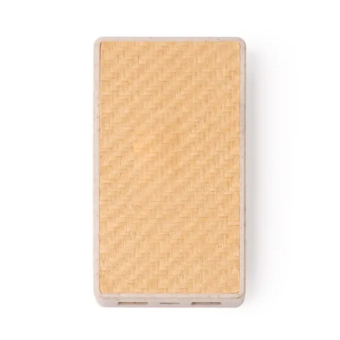 Baterie externă Brukin — culoarea Natural, imagine produs