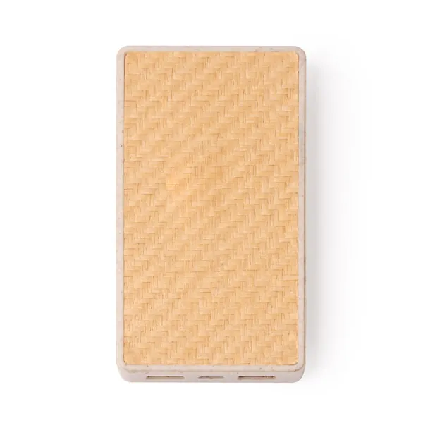Baterie externă Brukin — culoarea Natural, imagine produs