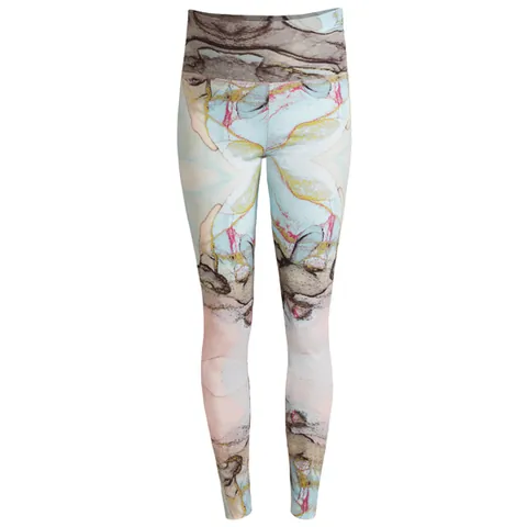 Colanți sport damă Buru — culoarea Imprimeu abstract, imagine produs