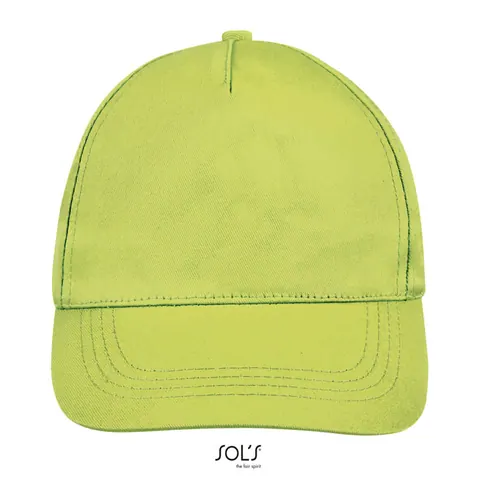 Șapcă unisex BUZZ — culoarea Verde măr, față
